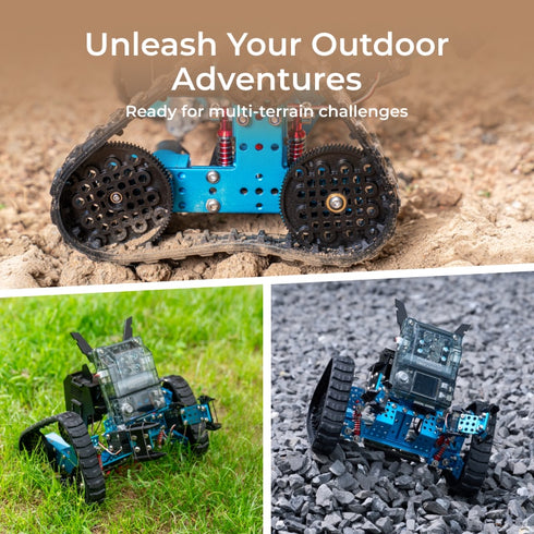 Makeblock mBot2 Rover Robotics Kit: Kid's Interactive Emo Robot for Coding Learning and Outdoor Play